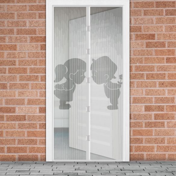Szúnyogháló függöny ajtóra mágneses 100 x 210 cm Fiú + Lány, 11398F