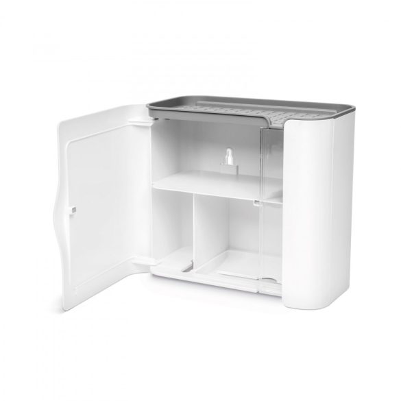 WC-papír tartó szekrény - fehér - 248 x 130 x 230 mm BW3005