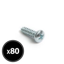   Forgácslap csavar - peremes lencsefejű - 4,2 x 16 mm - 80 db / csomag 04805