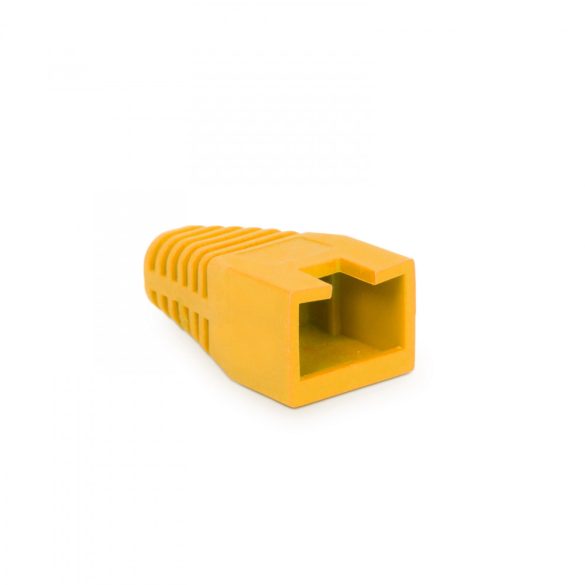 Törésgátló 8P8C moduláris dugóhoz - sárga - 100 db / csomag