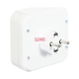 4-es földelt dugalj, kocka