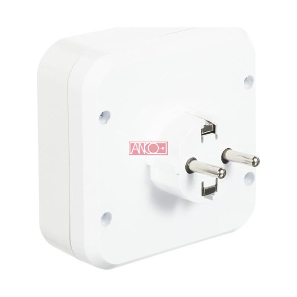 4-es földelt dugalj, kocka