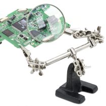   Fahrenheit paneltartó nagyítóval és krokodil csipeszel  harmadik kéz 10102