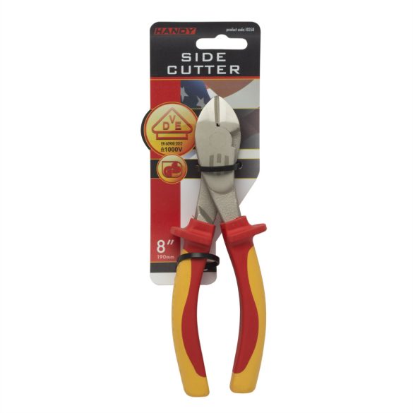 HANDY 10358 Szigetelt oldalcsípő, 190 mm, 1000V-ig
