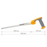 Fafűrész - egyenes 350 mm, 10448