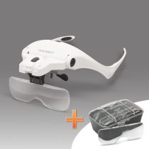   Handy Fejpántos nagyító Led világítással+lencse szett 10792