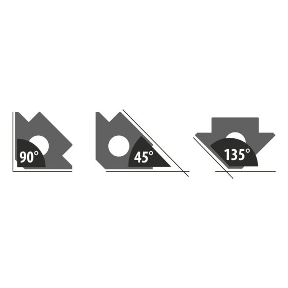 Hegesztőmágnes - 45° - 90° - 135° - max 34 kg 10882A