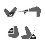 Hegesztőmágnes - 15° - 60° - 90° - 120° - 9 kg  10882B