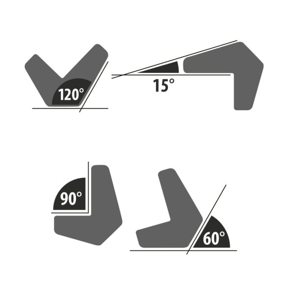 Hegesztőmágnes - 15° - 60° - 90° - 120° - 9 kg  10882B