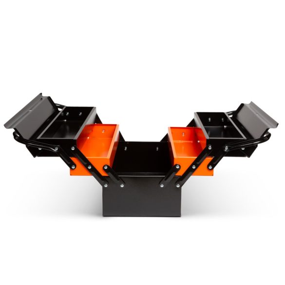 Fém szerszámosláda - szétnyitható - 430 x 210 x 200 mm  10948 