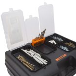 2 az 1-ben műanyag fúró + alkatrész tároló táska 10958