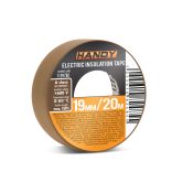 Szigetelőszalag 19 mm · 20 m barna 11097BR