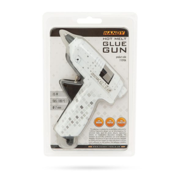 Ragasztópisztoly - 7 mm - kicsi, mintás - 220 - 240V - 15 W