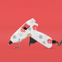   Ragasztópisztoly - 7 mm - kicsi, mintás - 220 - 240V - 15 W 11098C