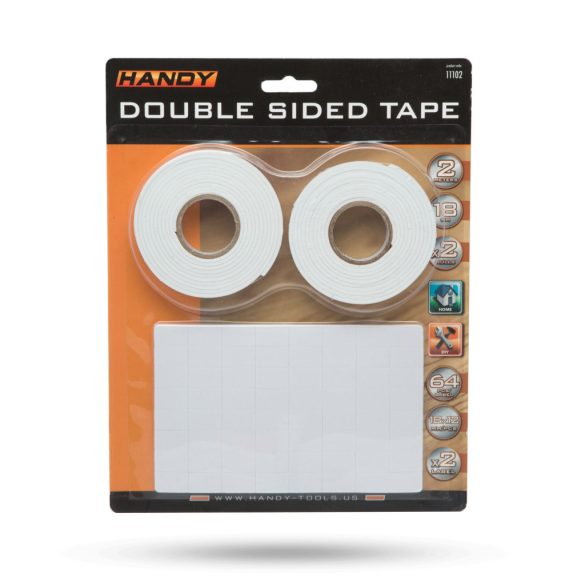 HANDY Kétoldalas habragasztó szett 2 m x 18mm - 2 db 64 db 18 x 12mm - 2 db 11102