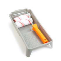   Festőhenger szett - 2 x 12 mm poliészter + nyél, tálca - 100 mm