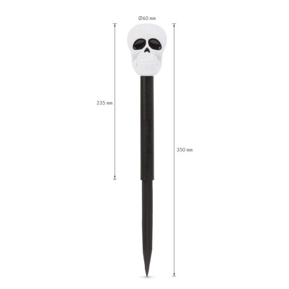 Led-es szolár lámpa - halloween - koponya 11374F