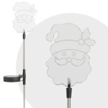 LED-es szolár lámpa Mikulás  11393D