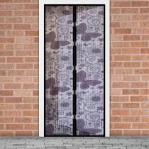   Szúnyogháló függöny ajtóra mágneses 100 x 210 cm Lila pillangós,11398G