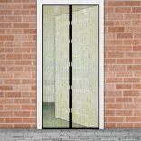 Szúnyogháló függöny ajtóra mágneses 100 x 210 cm Virág mintás, 11398H