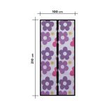 Szúnyogháló függöny ajtóra mágneses 100 x 210 cm színes virágos 11398I