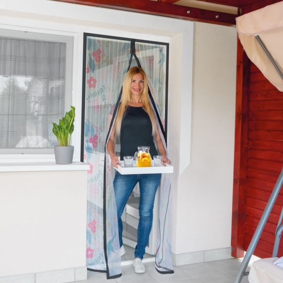 Szúnyogháló függöny ajtóra -mágneses- 100 x 210 cm - madár mintás  11398J