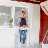 Szúnyogháló függöny ajtóra fehér 11398WH
