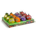 Szolár gyümölcsök - 4 féle - 2 fehér LED - 8 x 9 cm