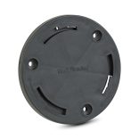 LED-es leszúrható / fali szolár lámpa - kör alakú - SMD LED - hidegfehér - 12 cm