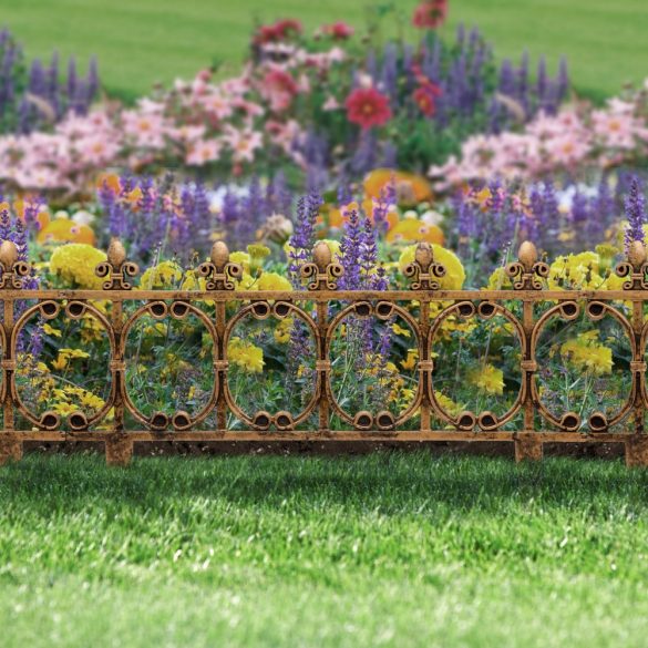 Virágágyás szegély / kerítés, 63 x 33,5 cm műanyag 11468C 