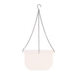 Virágcserép függesztőlánc - fém - fekete - 50 cm
