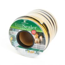   Öntapadós ajtó- ablakszigetelő "D" profil - 40 m fekete 12 mm 11599BK-12-40
