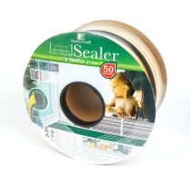   Öntapadós ajtó- ablakszigetelő "D" profil - 50 m fekete 15 mm 11599BK-15-50