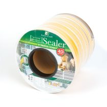   Öntapadós ajtó- ablakszigetelő "D" profil - 40 m fekete 12 mm