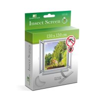   130X150 cm-es rovarháló szúnyogháló fehér ablakra 11602WH