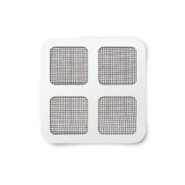   Szúnyogháló javítófolt - 10 x 10 cm - fekete - 4 db / csomag