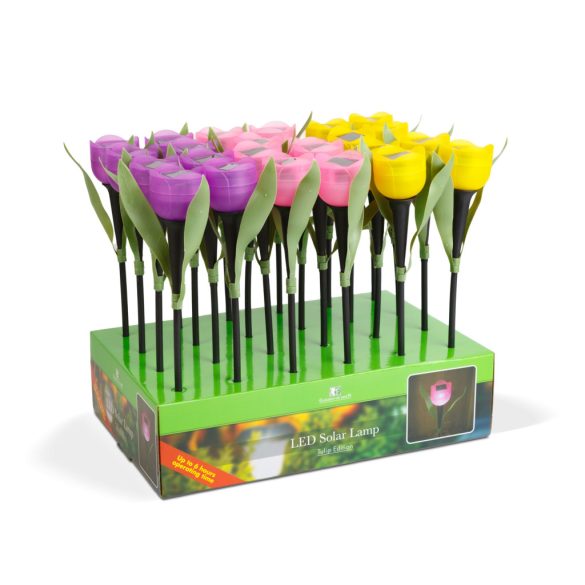 LED-es szolár tulipánlámpa