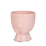 Dekorációs kaspó - arc - 9 x 10 cm - 5 féle