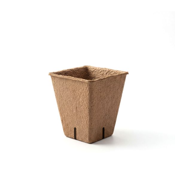 Palántanevelő cserép - 6 x 6 cm - négyzet, papír - 12 db / csomag