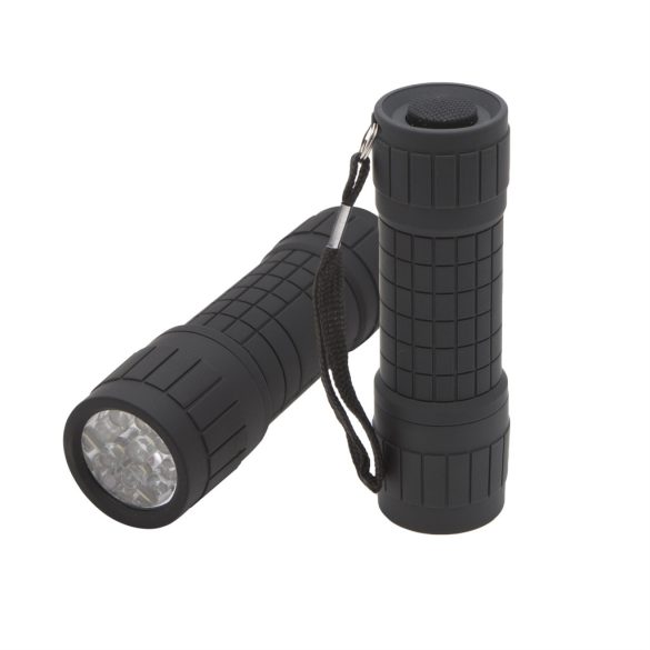 LED-es elemlámpa - 9 LED - 9,5 cm 12 db-os kínálódobozban