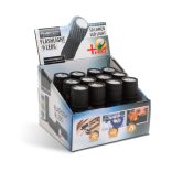 LED-es elemlámpa - 9 LED - 9,5 cm 12 db-os kínálódobozban