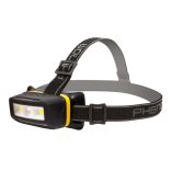 Fejlámpa Li-ion akkumulátorral mozgásérzékelővel 4 db COB LED-del 18609