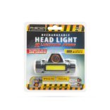 COB+SMD LED-es fejlámpa - akkumulátorral 18616B