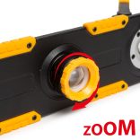 LED reflektor - akkumulátoros, dimmerelhető, fókuszálható - 1500 lumen 18649