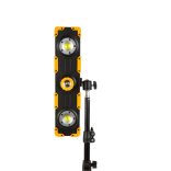 LED reflektor - akkumulátoros, dimmerelhető, fókuszálható - 1500 lumen 18649