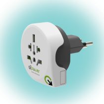 Q2 power Utazóadapter World to Switzerland""