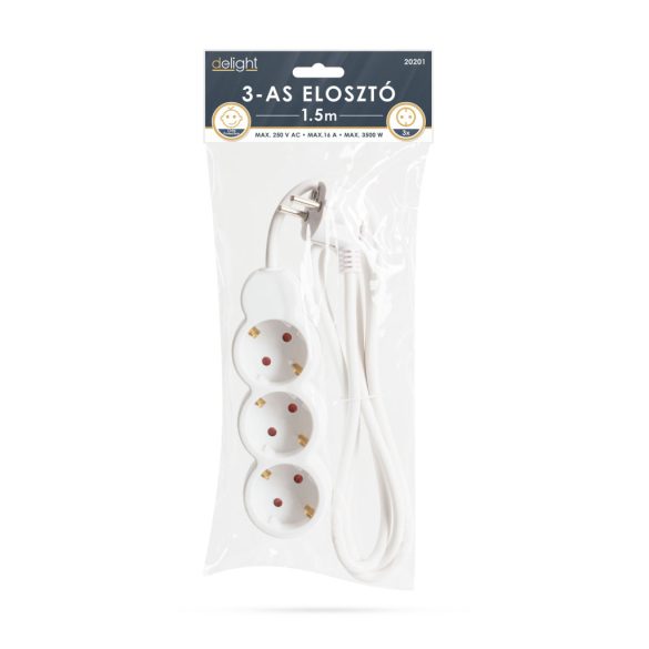 03-1,5m hálózati elosztó hosszabbító 20201