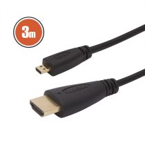 Micro HDMI kábel • 3 m