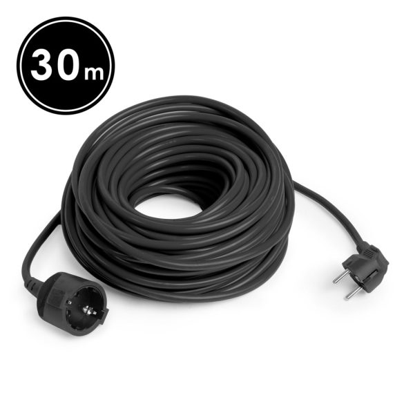 Hálózati lengő hosszabbító 3 x 1,5 mm² 30 m  20507BK
