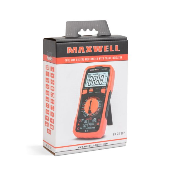 Multiméter MAXWELL Digitális (TRUE RMS) 25302